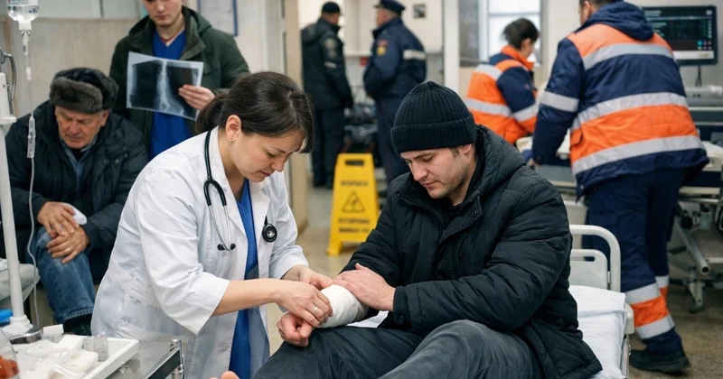 Көктайғақтан Құлсарының 16 тұрғыны ауруханаға түсті