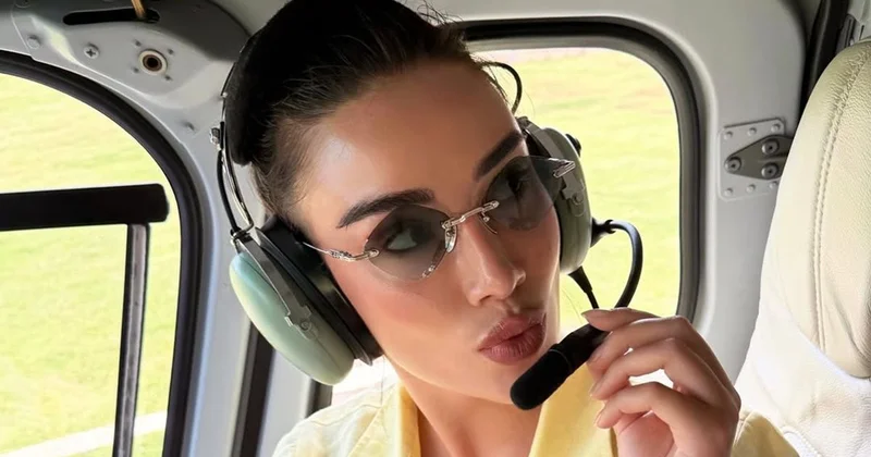 Маврикий с высоты птичьего полета: Мадлен прокатилась на вертолете в Африке