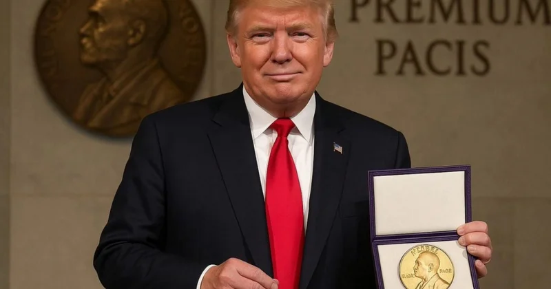 Нобель сыйлығының иегері Трампқа өзінің сыйлығын табыс етті