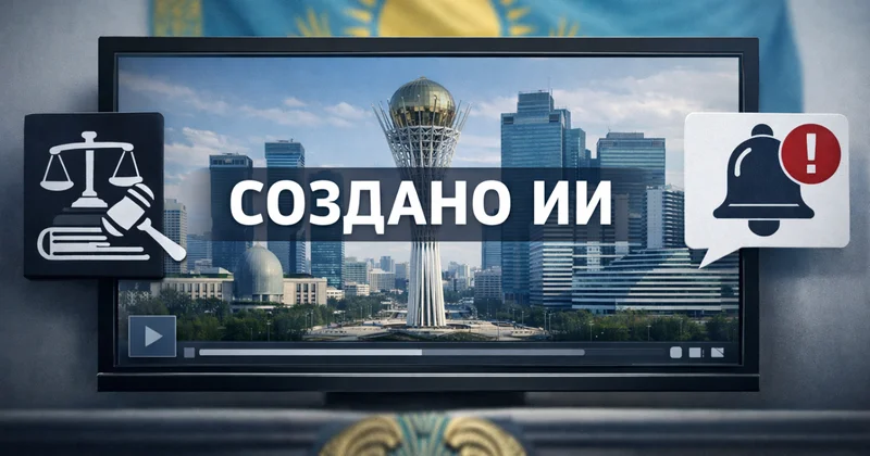 В Казахстане будут штрафовать за ИИ контент без маркировки