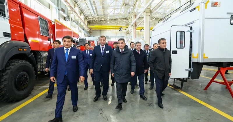 Премьер Министр Астанадағы өрт сөндіру техникасын жасайтын зауытқа барды
