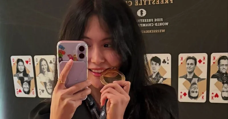 Выигрывать всегда приятно : шахматистка Асаубаева обыграла чемпионку мира из России