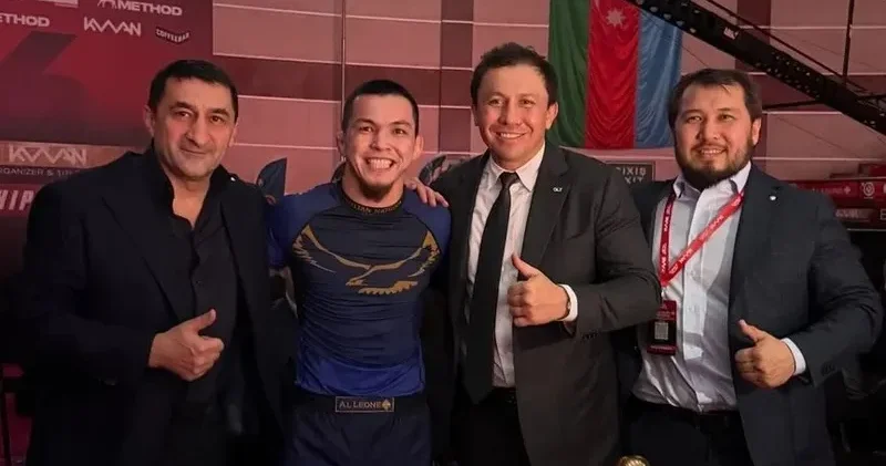 Головкин Бакуде өткен турнирде қазақстандық спортшыға қолдау білдіріп, сыйлыққа әзербайжан кілемін алды