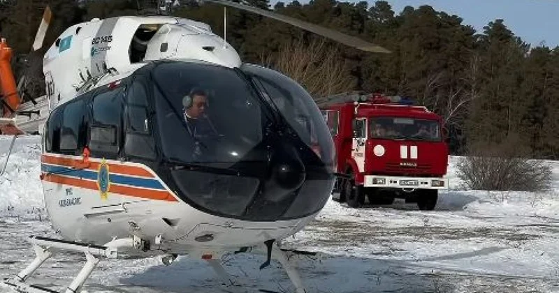 Ребенка с ожогом рта экстренно эвакуировали в Кокшетау (ВИДЕО)