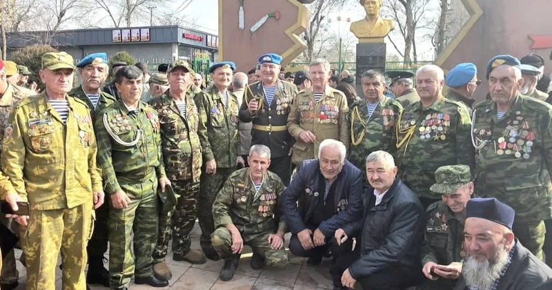 Тәжікстанның ардагерлері қазақстандық интернационалист жауынгерлерді құттықтады