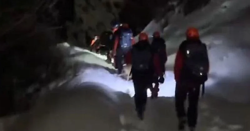 Еще один турист едва не погиб под лавиной в горах Алматы (видео)