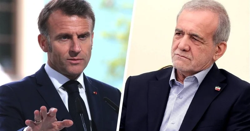 Макрон Пезешкианды Таяу Шығыс елдеріне шабуылды тоқтатуға шақырды