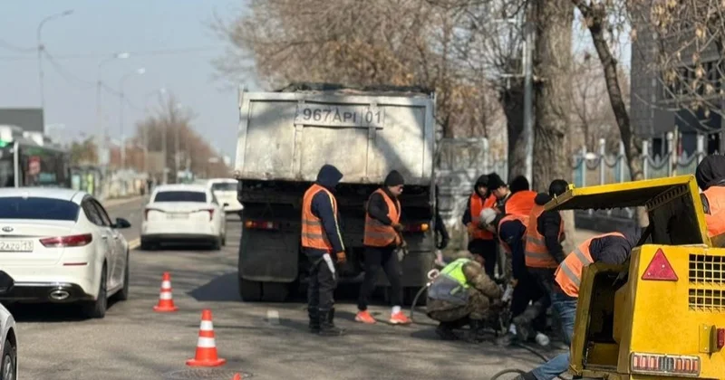 Алматыдағы Назарбаев даңғылында қозғалыс шектеледі