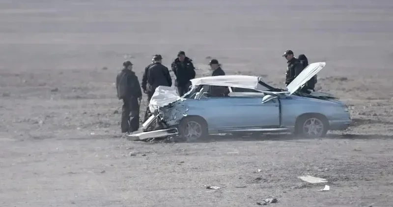 Маңғыстауда көлік жыраға түсіп кетті