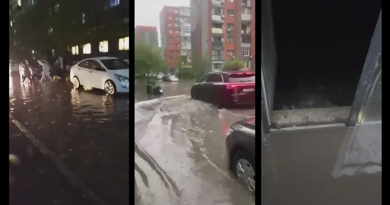 Хождение по воде: алматинцы жалуются на затопленные дождём дворы