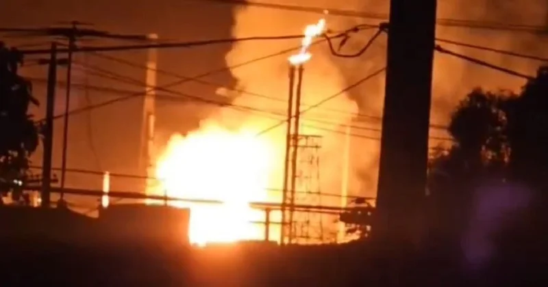 Крупнейший нефтезавод Австралии загорелся