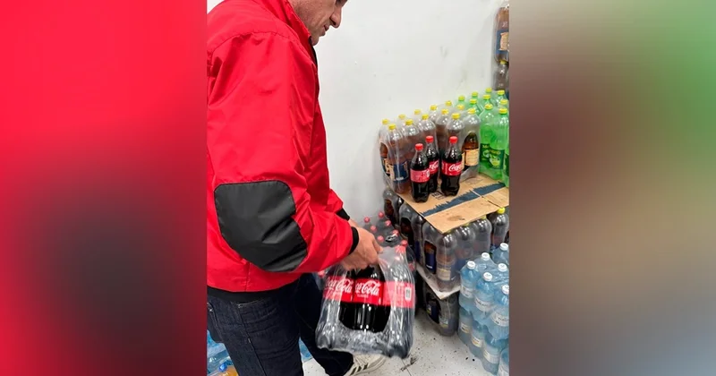 Шымкентте Coca Cola брендімен жасалған контрафактілік өнімдер анықталды