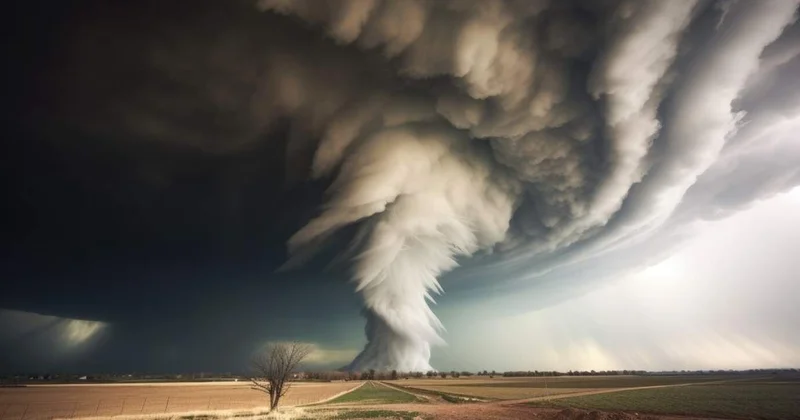 АҚШ та 50 млн нан астам адамға торнадо мен күшті дауыл қаупі төніп тұр