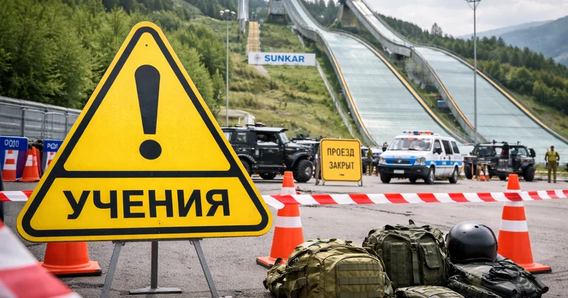 Взрывы и выстрелы? Около трамплинов Сункар в Алматы пройдут антитеррористические учения