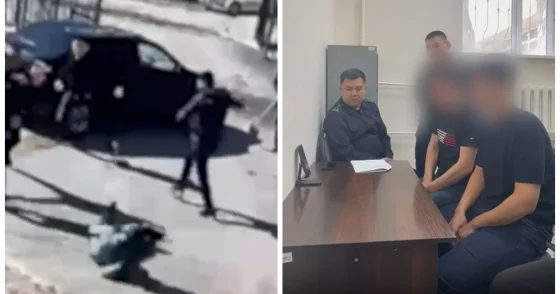 Подросток заехал на машине на территорию школы в Астане произошла драка