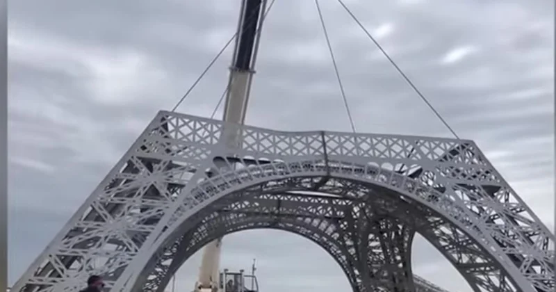 Жалпақтал ауылында Эйфель мұнарасы бой көтереді