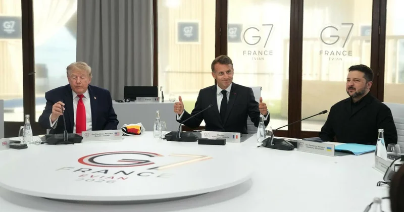 Трамп пен Зеленский G7 саммитінде кездесті