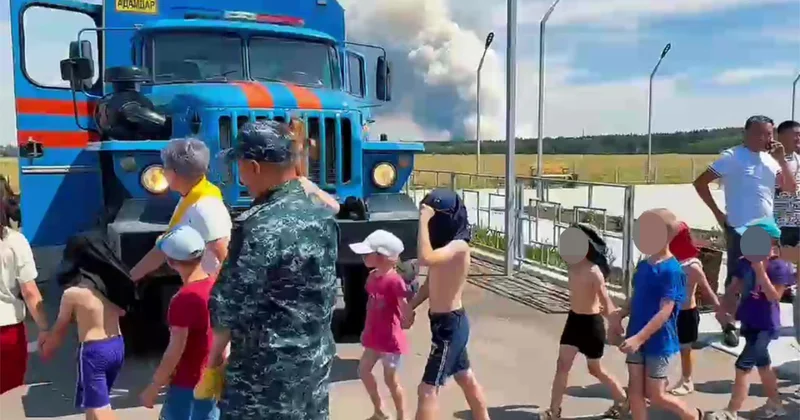 Семей орманындағы өртке байланысты балалар лагерінен 200 ден астам адам эвакуацияланды