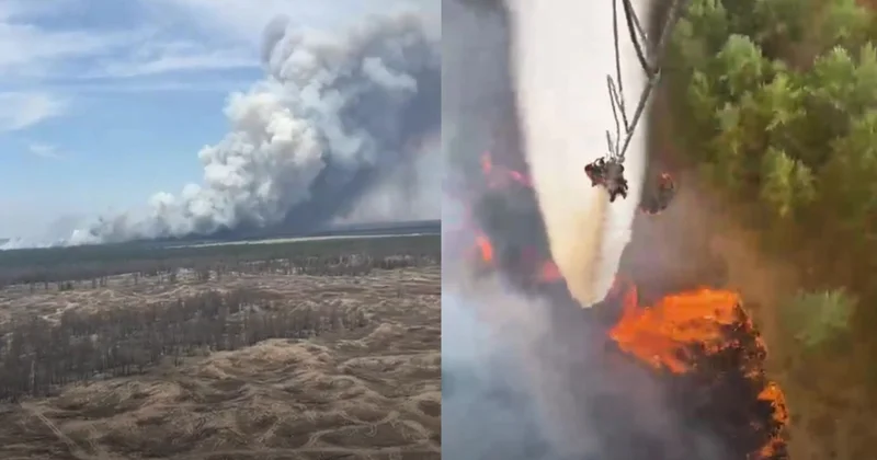 Семей орманындағы өртті сөндіруге Қорғаныс министрлігі мен ҰҚК авиациясы қосылды