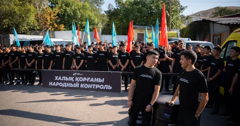 Дала Қырандары развернули пост народного контроля у спиртзавода в Талгаре