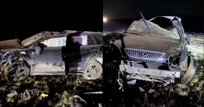 Павлодар облысында жантүршігерлік жол апатынан Lexus жүргізушісі қаза тапты