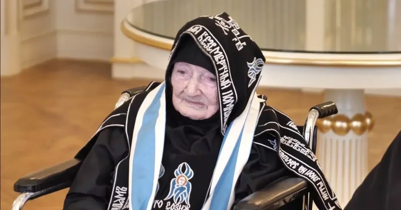 100 летняя монахиня из Алматы получила награду от Путина
