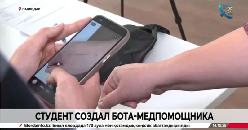 Бота медпомощника создал студент из Павлодара