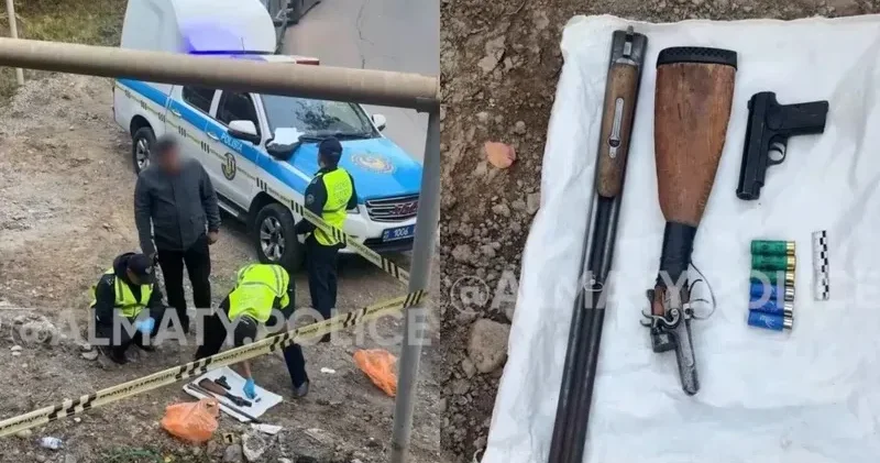 Алматы тауларынан қару мен оқ дәрі табылды