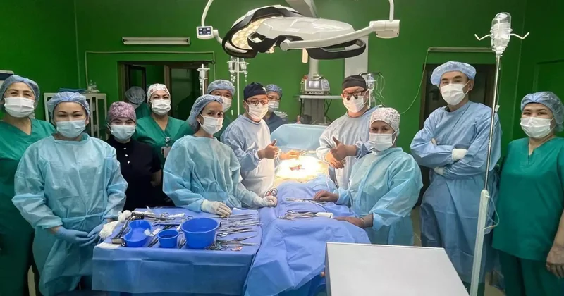 Қызылордада тұңғыш рет бір күнде үш бүйрек трансплантациясы жасалды