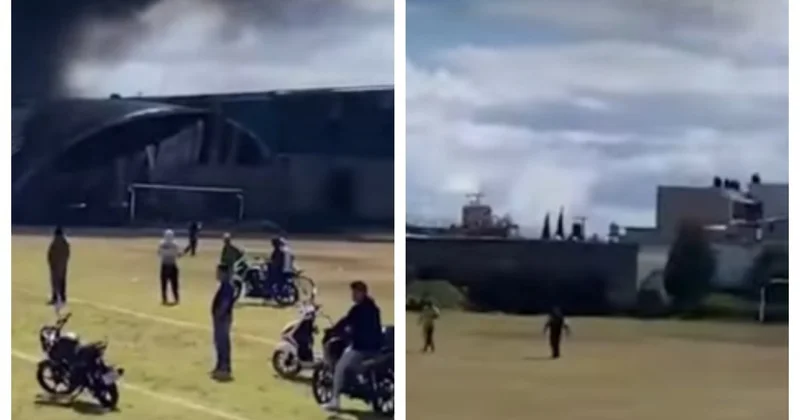 Самолёт разбился в Мексике видео