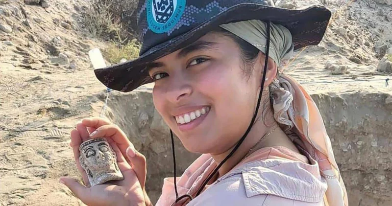 Бахрейнде жасы 3300 жыл болатын сирек кездесетін фаянс маска табылды