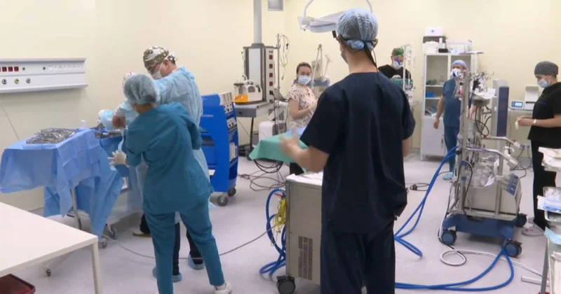 Шымкентте нәрестелердің жүрегіне операция жасалды