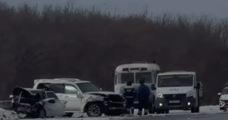 Жуткое ДТП произошло на трассе Астана Петропавловск, есть пострадавший