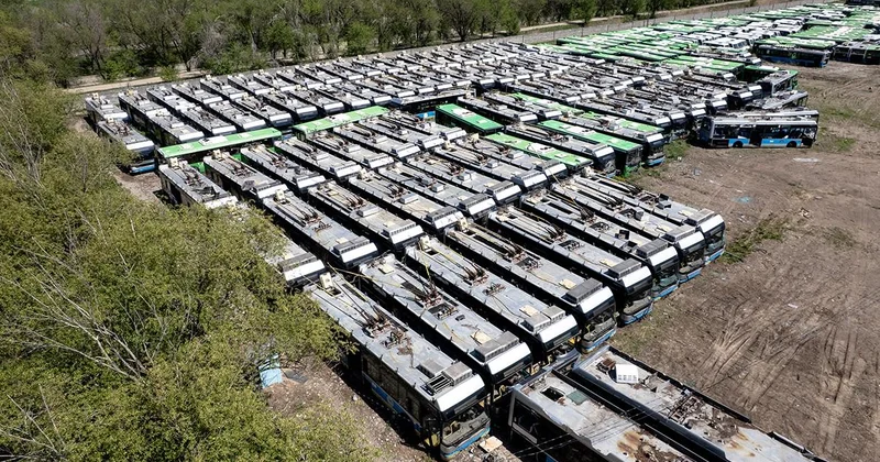 Алматы қоғамдық көлігінің ескі паркі басқа аумаққа ауыстырылды