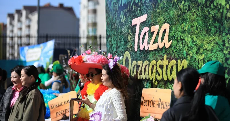 Экофестиваль Таза Қазақстан Таза Болашақ в Актобе объединил 1,5 тысячи участников