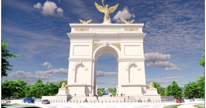 Трамп ұсынған триумфалды арка жобасы алдын ала мақұлданды