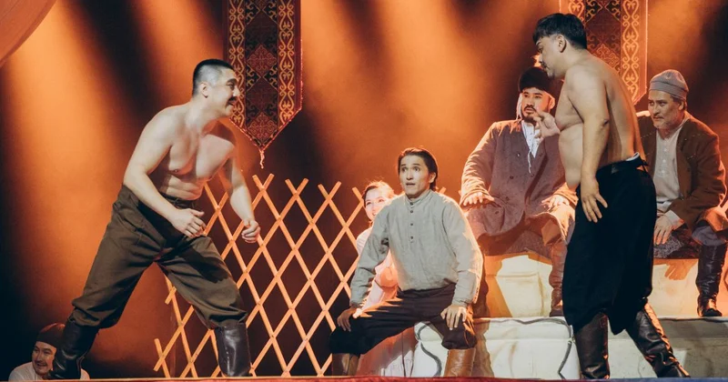 Қажымұқан туралы тұңғыш драма