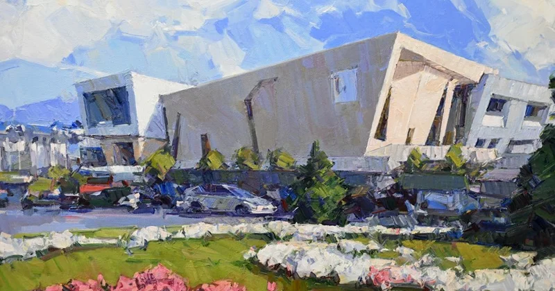 Қылқаламдағы қала тынысы