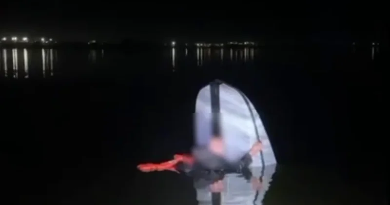 Мужчина едва не утонул на Самаркандском водохранилище
