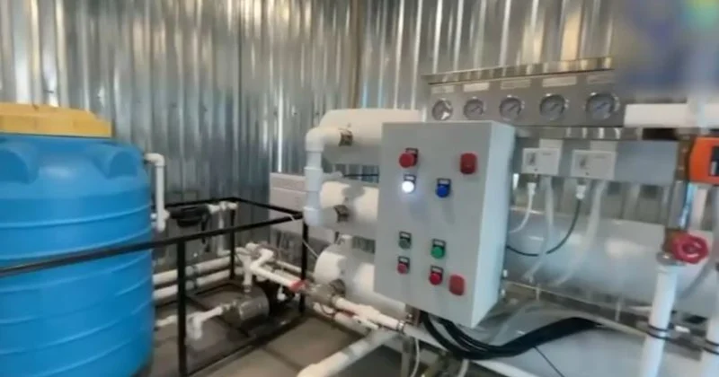 Садовое ауылы орталық су жүйесіне қосылды