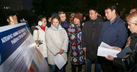 Жители микрорайона Коктем выразили нежелание застройки территории