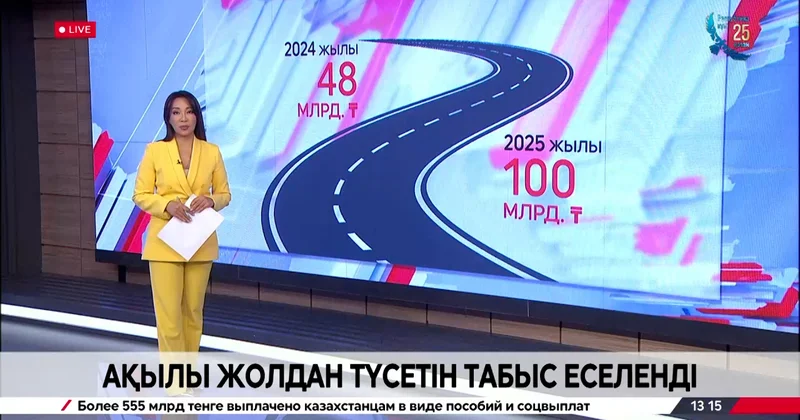 Елімізде ақылы жолмен жүру көрсеткіші рекордтық деңгейге жетті