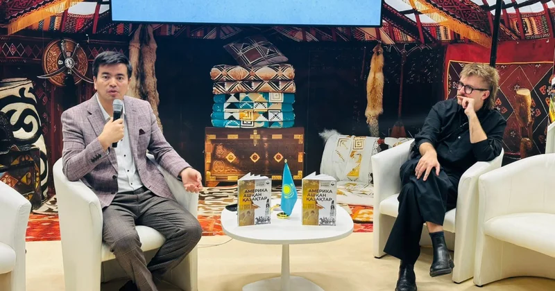Франкфуртта Егемен Қазақстан тілшісінің кітабы таныстырылды