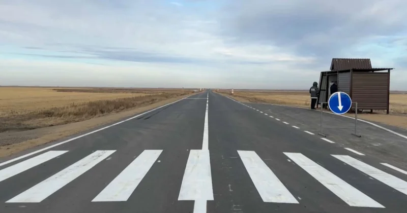 Қостанай облысындағы тас жолдың бөлігі толық жөнделіп болды