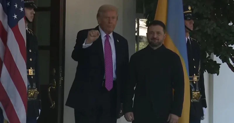 Зеленский прибыл в Белый дом на встречу с Трампом (видео)