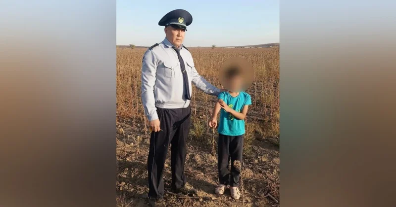Семилетний мальчик потерялся в поле в области Абай (ВИДЕО)