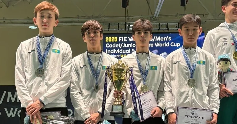 Казахстан завоевал две медали на ЭКМ по фехтованию среди юниоров в Узбекистане