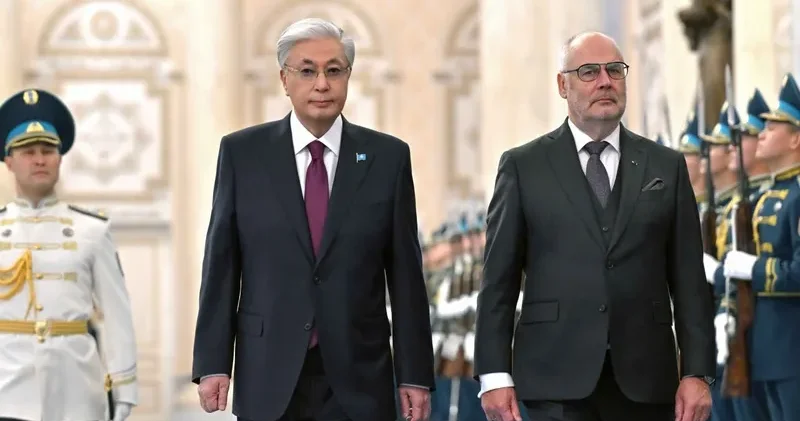 Ақордада Эстония президентін салтанатты түрде қарсы алды