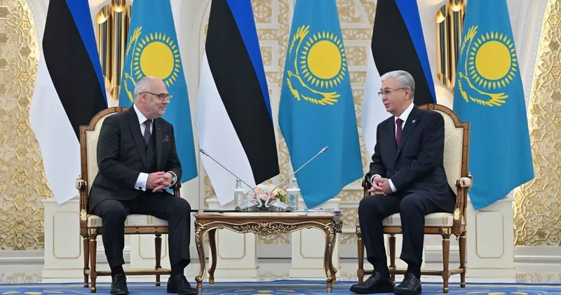 Токаев провел встречу тет а тет с президентом Эстонии