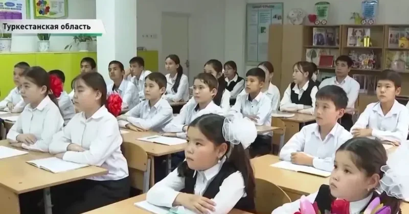 Түркістан өңірінде 16 жұп егіз бен сыңар бір мектепте оқиды
